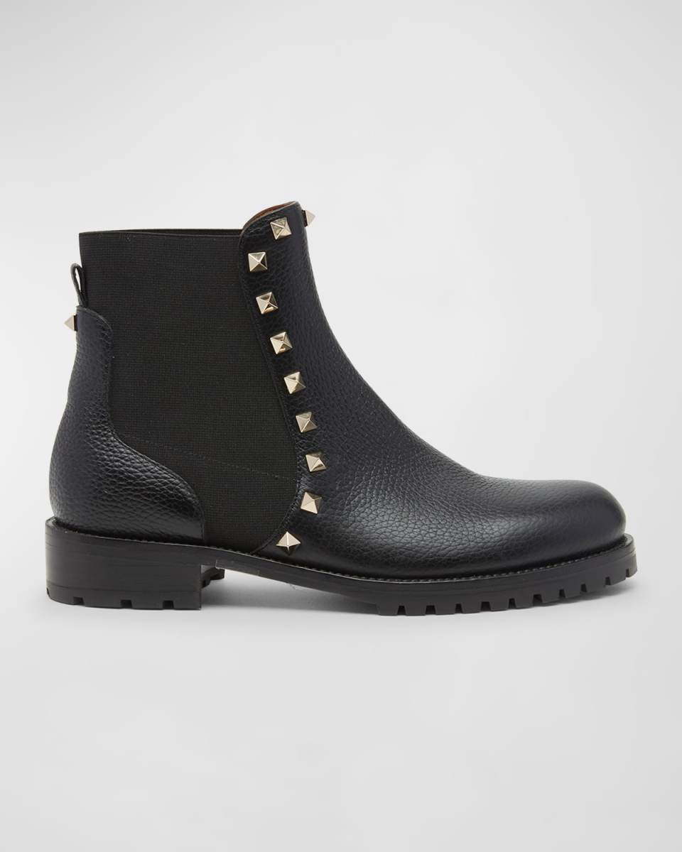Rockstud Beatle Chelsea Ankle Boots